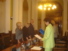 14 May 2012  The judges take the oath of office before National Assembly Speaker Prof. Dr Slavica Djukic Dejanovic